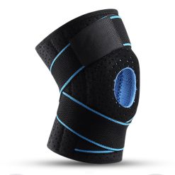 Knieunterstützung mit seitlichen Stabilisatoren