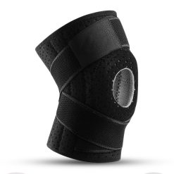 Knieunterstützung mit seitlichen Stabilisatoren