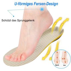 Orthopädische Einlagen zum Gehen