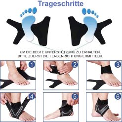 Stabilitätsfuß--und-Knöchelbandage-mit-X-Wickel