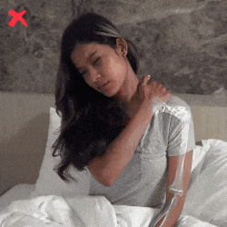 Schmetterlings-Nackenkissen aus Memory-Schaum mit Armlehnen für Seiten- und Rückenschläfer