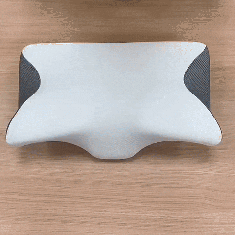 Schmetterlings-Nackenkissen aus Memory-Schaum mit Armlehnen für Seiten- und Rückenschläfer